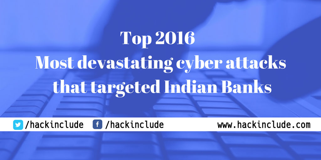 Attacks That Targeted Indian Banks